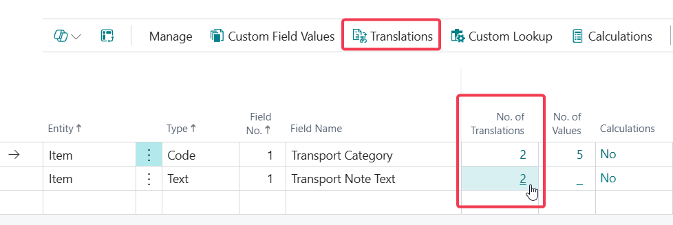 Edit Translations Example